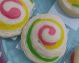 Foto langkah ke 10 dari resep (Sourdough Discard) Rainbow Mantau.