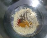 A picture of step 2 of Baked Matar Kachori.