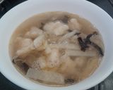 Foto langkah ke 9 dari resep Tekwan Tapioka | Sagu (Dengan Kaldu Udang).