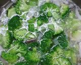 A picture of step 3 of Broccoli almond soup.