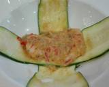 Foto del paso 3 de la receta: Rollito de calabacín en salsa