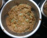 A picture of step 1 of Prawns biryani.