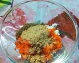A picture of step 1 of Walnut Carrot Paneer Kabab.