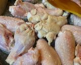 Mézes-mustáros csirkeszárny recept fázis 1 fotója