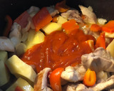 Foto del paso 4 de la receta: Fideuá melosa de pollo con pimientos