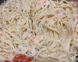 Királyrákos tejszínes spagetti recept fázis 2 fotója