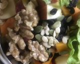 A picture of step 4 of Apple Walnut Salad.