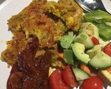 A picture of step 5 of Indian Spiced Vegetable Pancake.