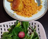 عکس مرحله 1 از دستور دمی گوجه با مرغ سرخ شده