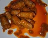 Foto del paso 5 de la receta: Salchichas en salsa koreana de curry rojo