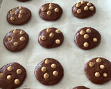 A picture of step 6 of Soft Chocolate Cookies with Mochi filling.