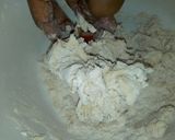 A picture of step 1 of French petit bread rolls.