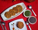 A picture of step 7 of Crispy Methi Tikki with Sorghum Flour.