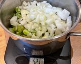 A picture of step 1 of Green Tomato Chutney.