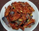 Foto langkah ke 4 dari resep Balado terong ungu.