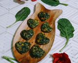 A picture of step 9 of Spinach Corn Muffins.
