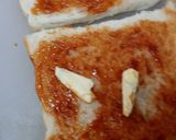 A picture of step 4 of Corn spinach cheese toast.