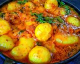 चटपटी बेबी पोटैटो करी (chatpati baby potato curry recipe in Hindi) रेसिपी चरण 7 फोटो