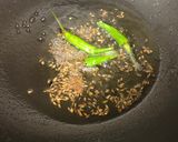 A picture of step 2 of Bitter gourd and black grams veg.