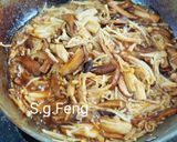 蒜蓉滑菇乾拌麵的食譜步驟8照片