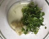 Une image de l'étape 7 de Poulet rôti aux olives accompagné de tomates à la provençale et riz thaï.