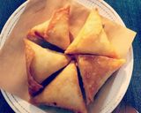 A picture of step 6 of Cheesy veg mini samosa.