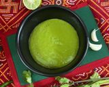 A picture of step 3 of Green Garlic Chutney/ Hare Lahsun Patta Ki Chutney/ Green Garlic Coriander Chutney.
