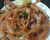 लच्छा प्याज़ सैलेड (laccha pyaz salad recipe in Hindi) रेसिपी चरण 6 फोटो