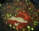 A picture of step 7 of Schezwan Noodle Momos.