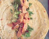 Une image de l'étape 8 de 🌸Wrap au thon et poulet 🌸.