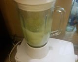 A picture of step 1 of Mint margarita.