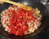Une image de l'étape 15 de Gratin de légumes multicolores au lard, emmental et persil.