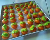 Foto langkah ke 5 dari resep Nastar karakter jeruk.