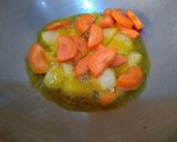 A picture of step 1 of Mixed Veg Masala.