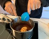 A picture of step 6 of No bake chocolate oat cookies.