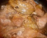A picture of step 1 of Bhindi Gosht Salan / Mutton Okra Curry.
