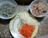 Foto langkah ke 2 dari resep Siomay udang ayam.