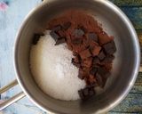 Foto langkah ke 2 dari resep Puding Brownies Coklat.