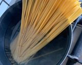 Une image de l'étape 1 de Carbonara de légumes.