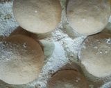 A picture of step 2 of Whole wheat Roti with Bran.