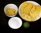 Hình bước làm 1 của món Trà dứa mùa hè