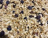 A picture of step 5 of Chocolate Raisin Granola.