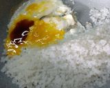 รูปขั้นตอนการทำที่ 2 ของ ข้าวบุกผัด เขียวหวาน กุ้ง หมูสับ ไข่ คลีน