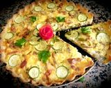 Une image de l'étape 3 de Quiches aux champignons,courgettes.