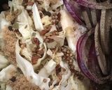 A picture of step 2 of California Farm Fresh Sauerkraut Mash.