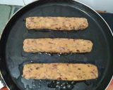 A picture of step 7 of Healthy Sub Sandwich (Multigrain spinach loaf and Rajma Tikki).