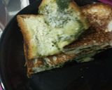 A picture of step 5 of Green white sandwich.