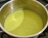 Hình bước làm 4 của món Soup cốm mùa thu