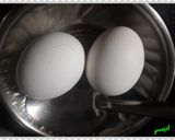 A picture of step 2 of Deviled Eggs .