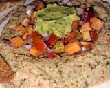 Foto del paso 2 de la receta: Hummus de garbanzos, con pesto y palta especiada